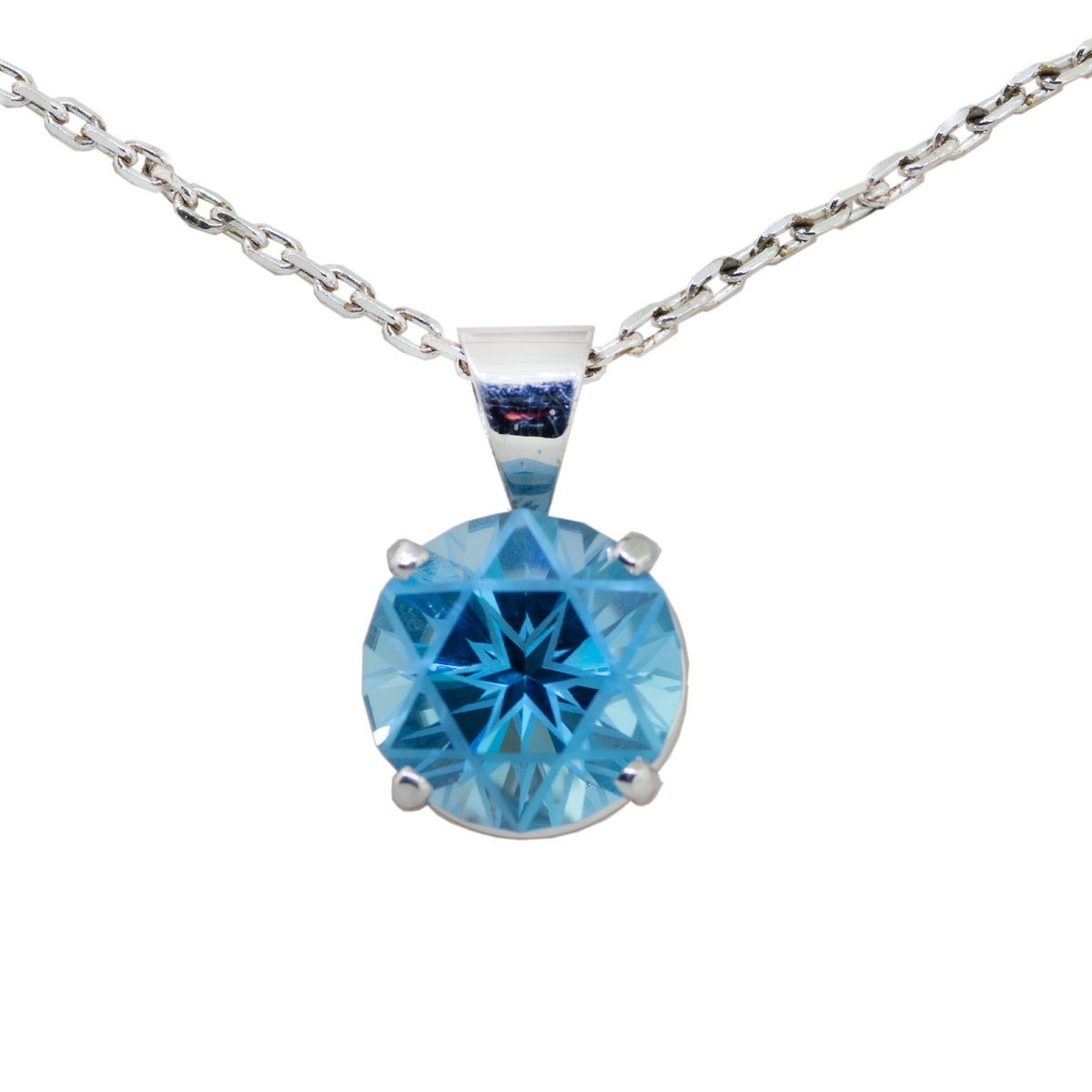 Blue sales stone pendant