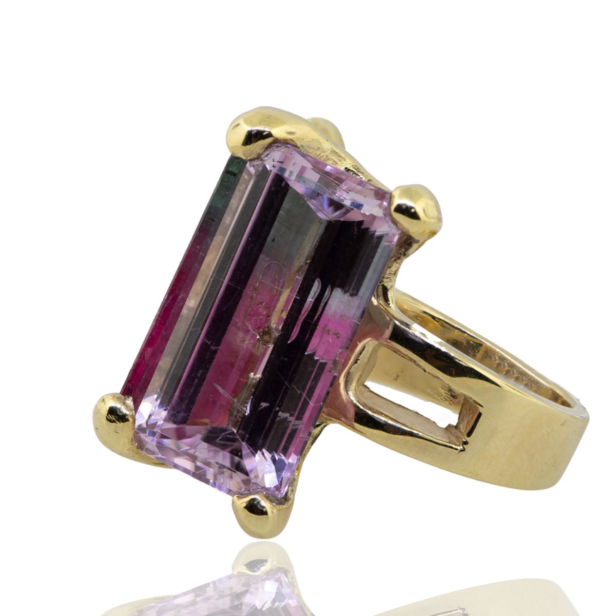 14KY 19.30 gm. Kunzite & Tourmaline