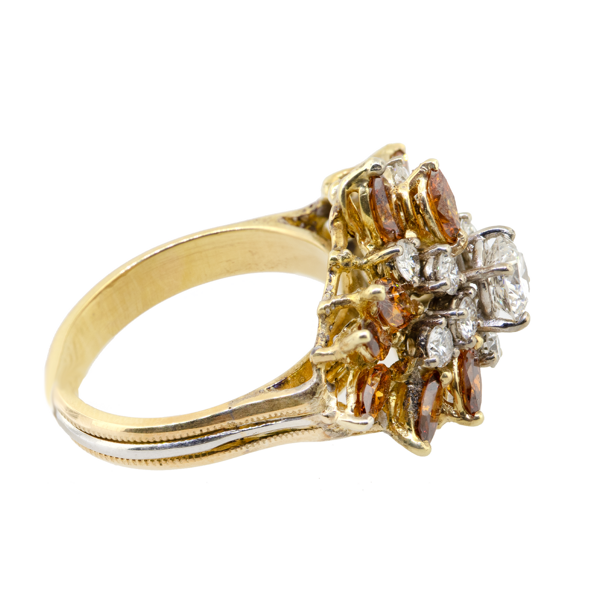 14K Diamond Fashion Ring