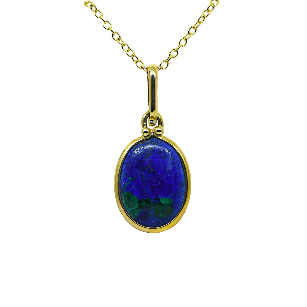 Azurite Malachite Pendant