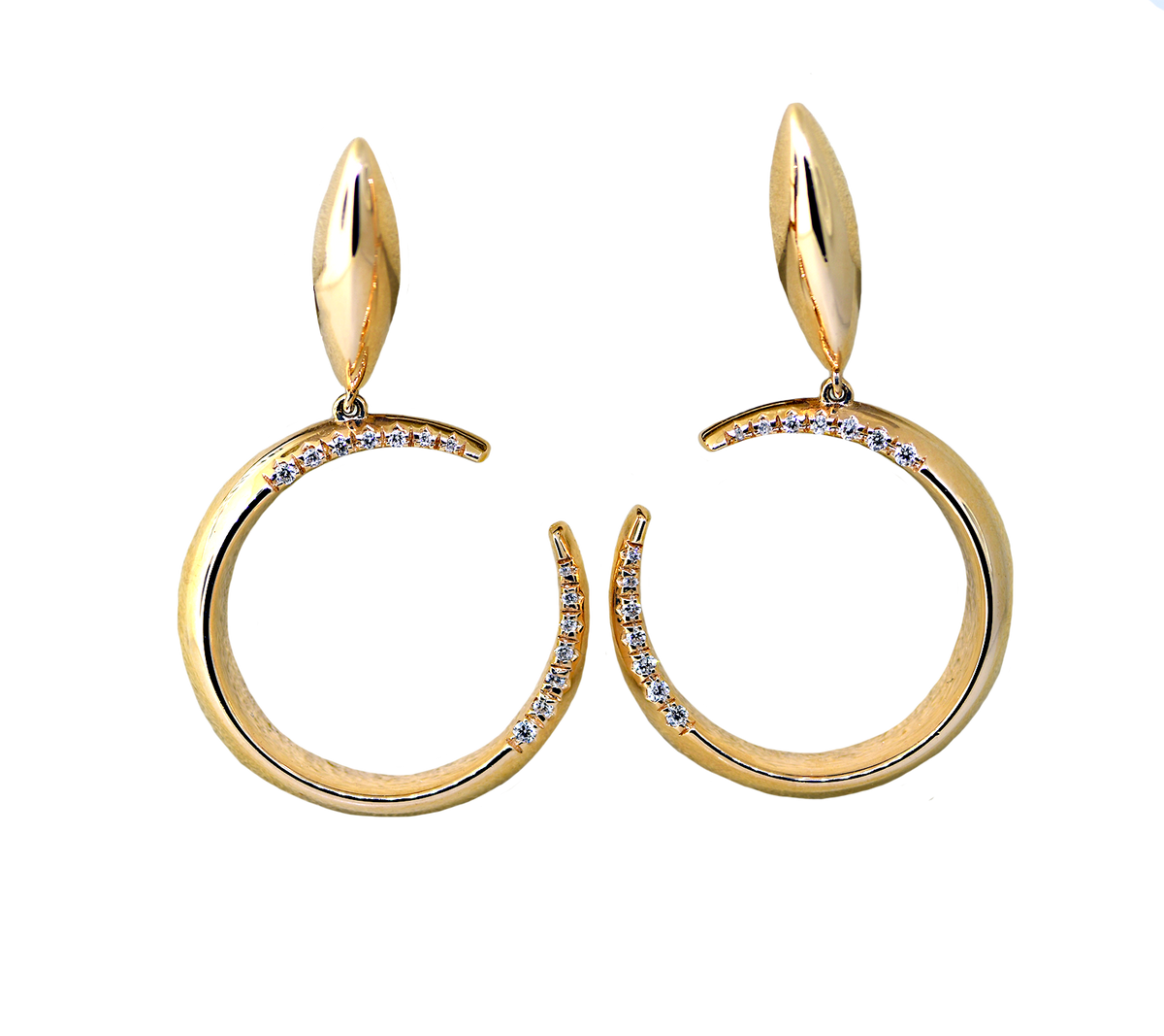 Fancy Diamond Dangle Earrings