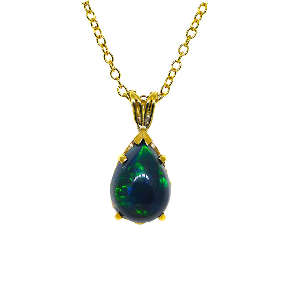 Black Opal Pendant