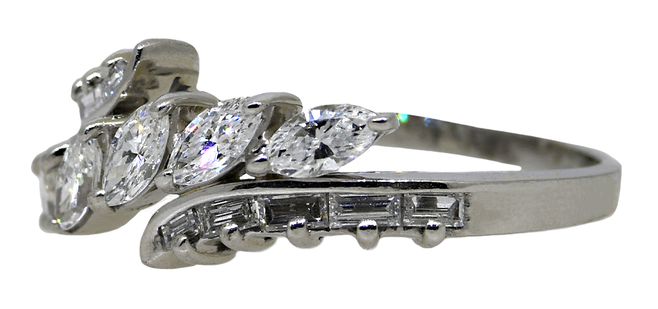 Platinum Diamond Fashion Ring