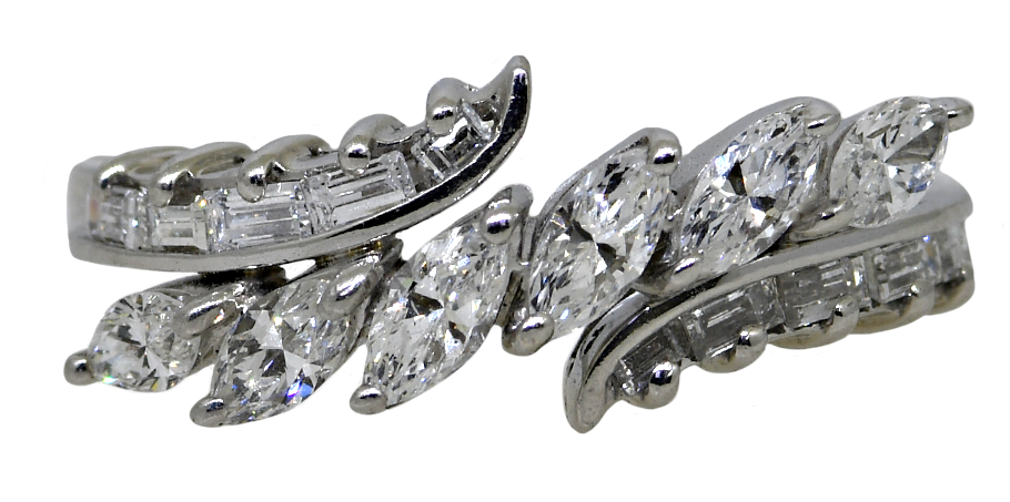 Platinum Diamond Fashion Ring
