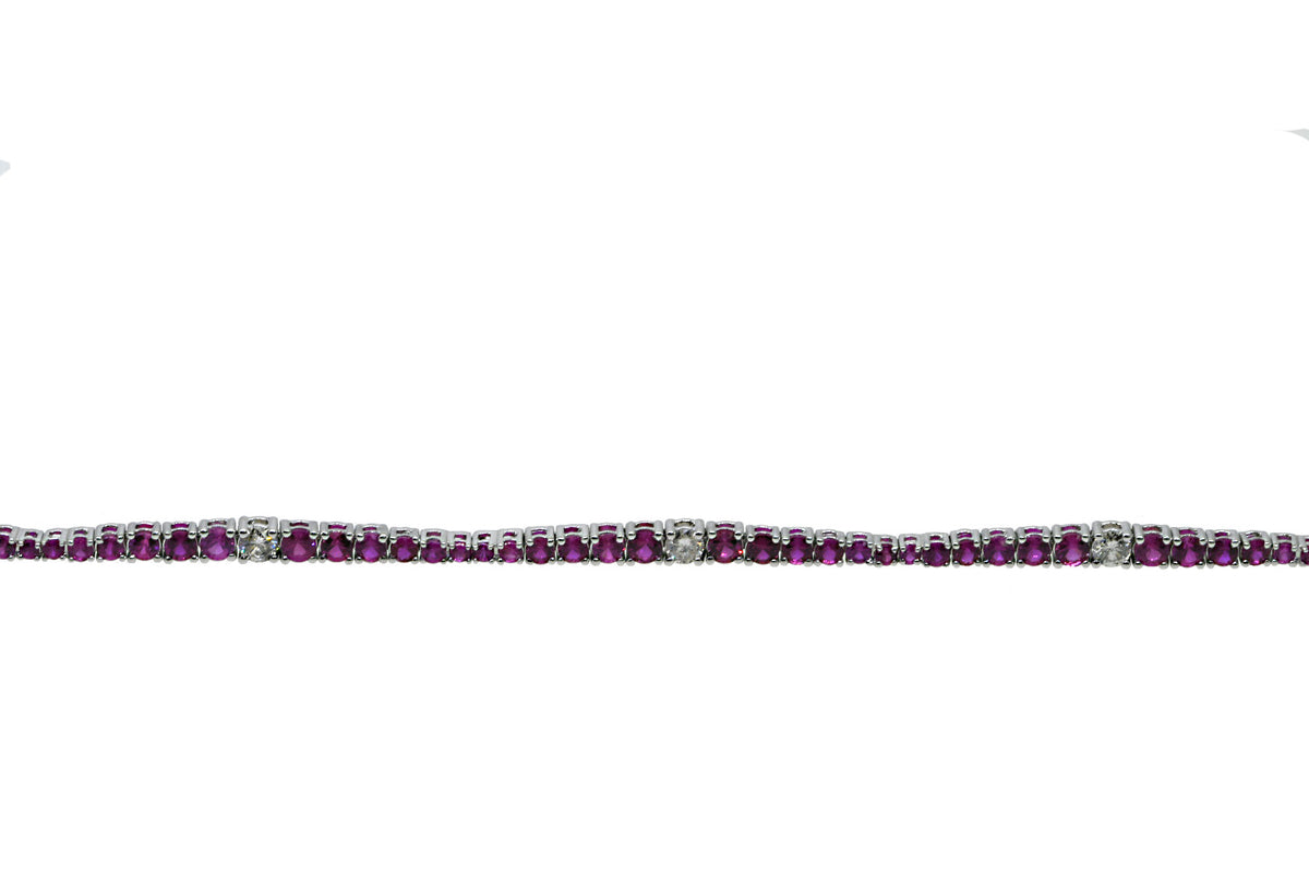 Ruby and Diamond Bracelet