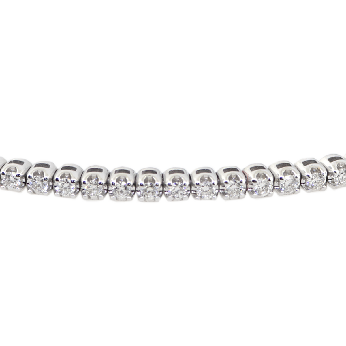 14KW 5.90 gm. Flexible Diamond Bangle Bracelet DIRBC 79=0.75ct