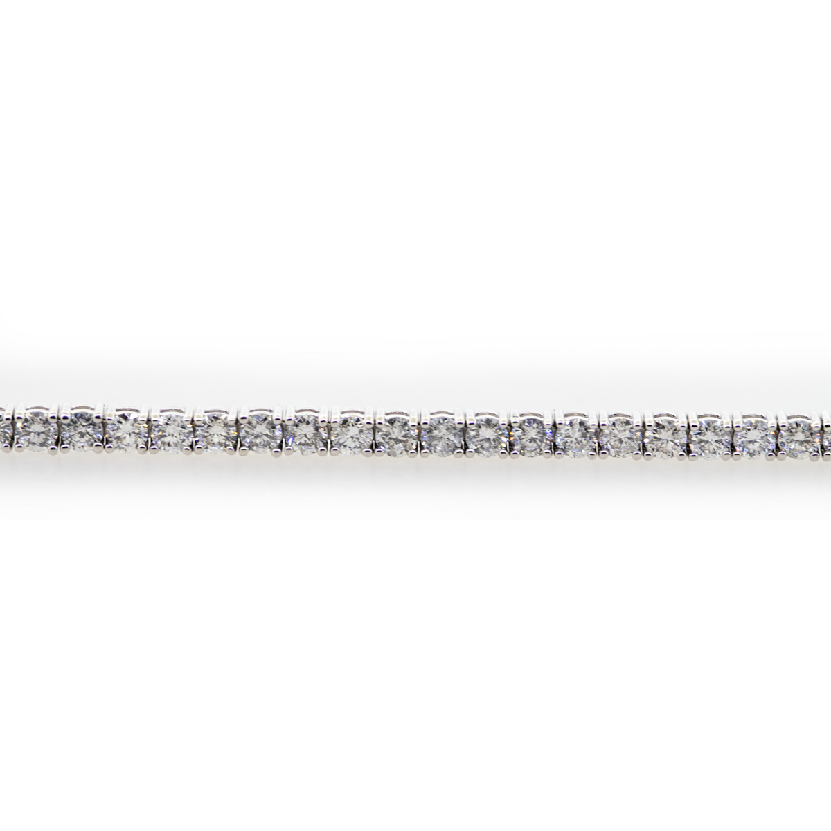 18KW 6.70gm Diamond Tennis Bracelet