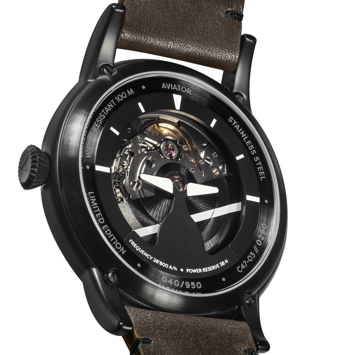 Aviator Douglas Dakota with leather strap