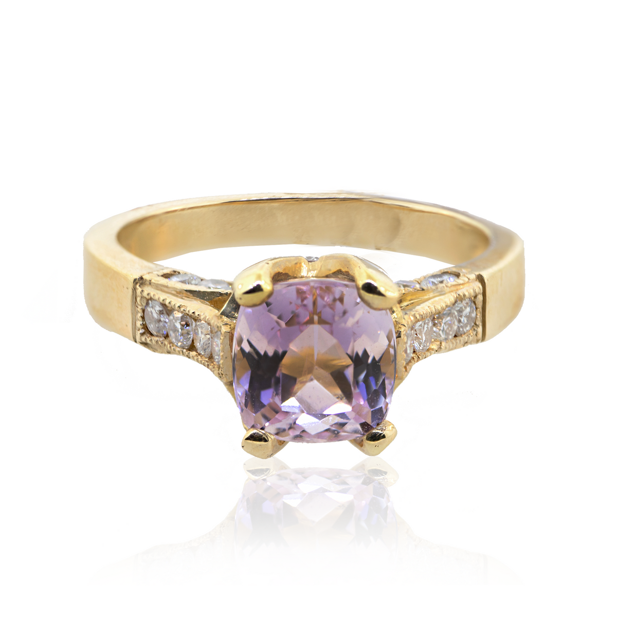 14K Kunzite Ring
