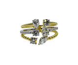 Fancy 6 Diamond Ring
