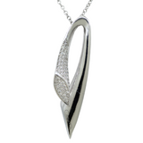18K Fancy Pave Diamond Pendant