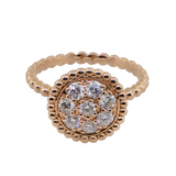 14KR Gabriel & Co. Diamond Cluster Top Ring