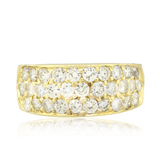 14KY 7.30 gm. Pave Diamond Band Ring