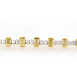 18K Yellow & White Diamond Bracelet