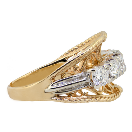 14KYW 5.00 gm. Diamond Ring