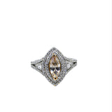 Natural Fancy Light Pink Brown Clarity Ring