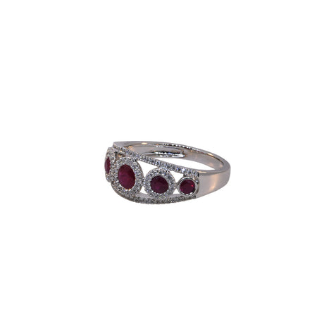 Ruby and Diamonds Ring