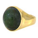14KY Cat’s Eye Green Tourmaline Ring