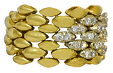 14KWY Diamond Flex Panther Ring
