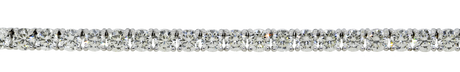 Close-up of a diamond bracelet on a white background