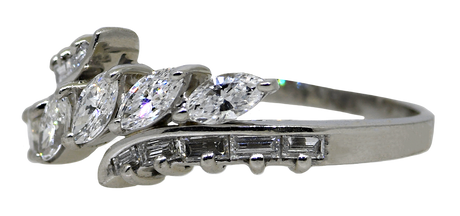 Platinum Diamond Fashion Ring