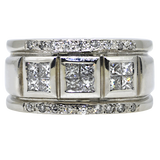 18KW Men's Diamond Band