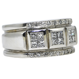 18KW Men's Diamond Band