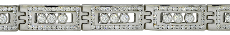 14KW Men’s Sliding Diamond Bracelet