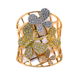 Fancy Pave Diamond Butterfly Ring