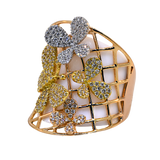 Fancy Pave Diamond Butterfly Ring