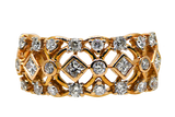 14KR Fancy Diamond Ring