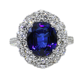 14KW Sapphire and Diamond Ring