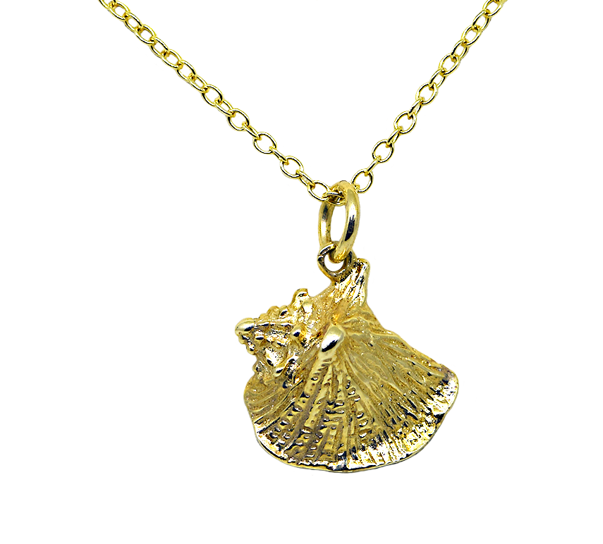 Conch Shell Charm Pendant