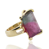 14KY 19.30 gm. Kunzite & Tourmaline