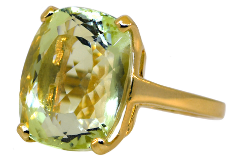 Green Beryl Ring