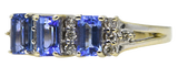 14KW Tanzanite and Diamond Ring