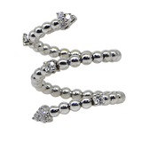 18KW Triple Twist Diamond Snake Ring