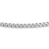 14KW 5.90 gm. Flexible Diamond Bangle Bracelet DIRBC 79=0.75ct
