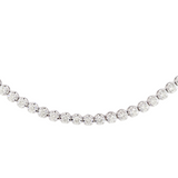 14KW Diamond Tennis Necklace 18'