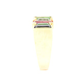Jon Paul Original 14kt yellow Multicolor 5-Stone Step Ring