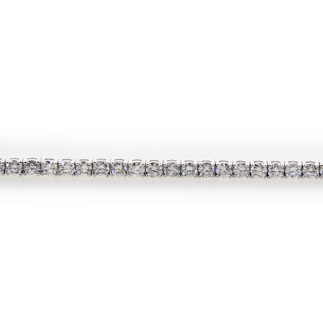 18KW 6.70gm Diamond Tennis Bracelet