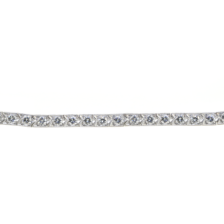 18KW 16.90gm Tennis Bracelet With Unique Design