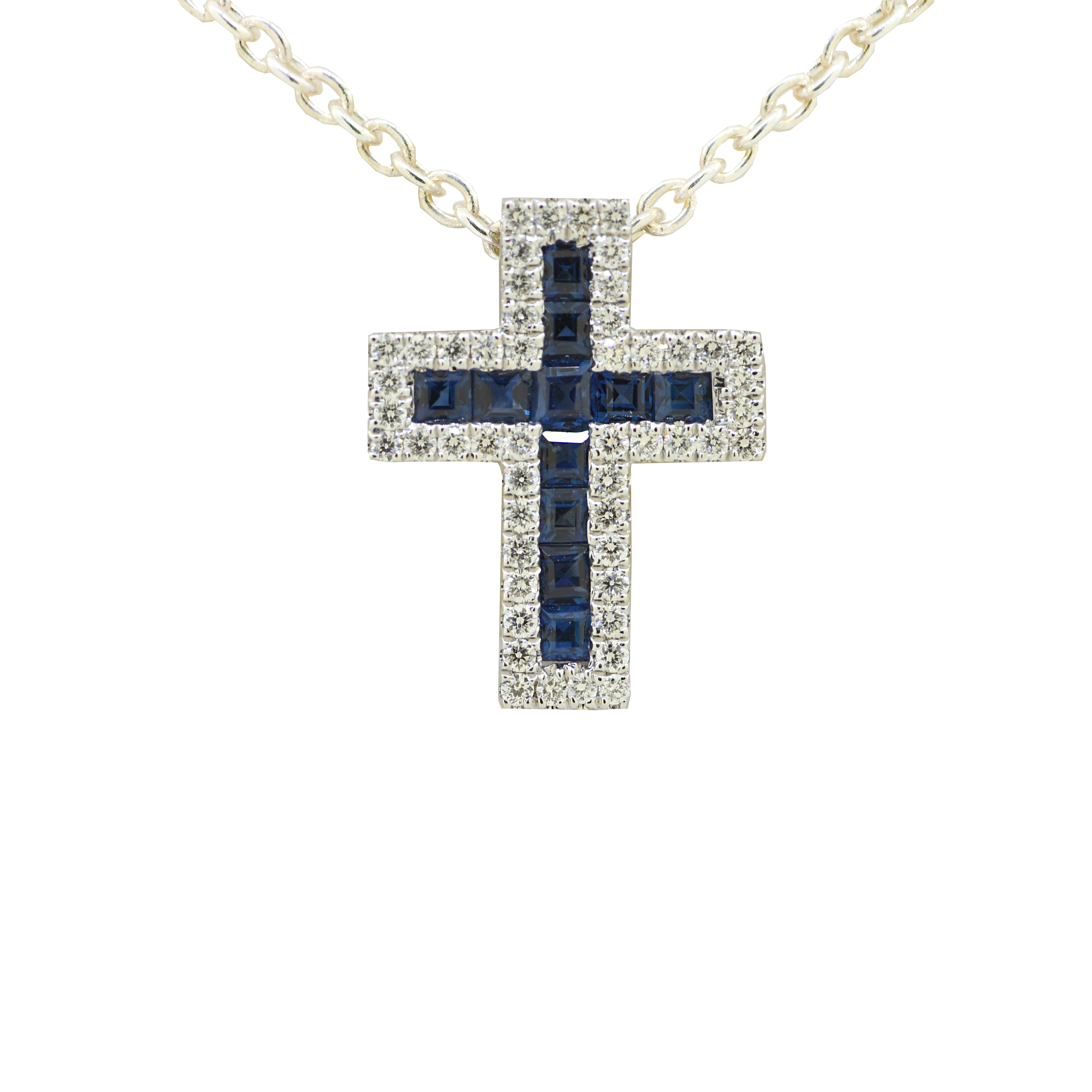 Diamond and sapphire cross deals