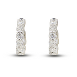 14KW Diamond Hoop Earrings