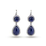 14K Tanzanite & Diamond Earrings