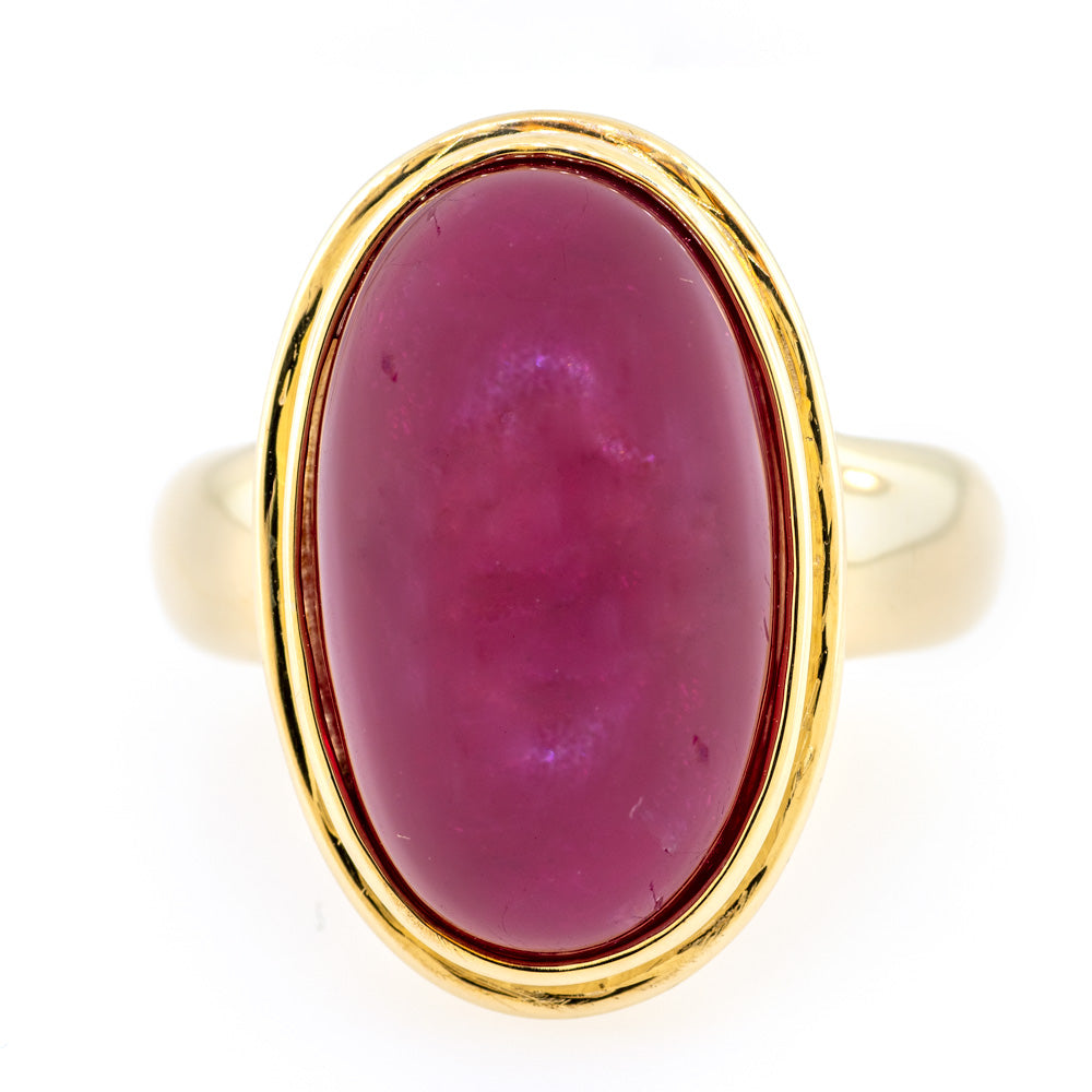Ruby Cabochon Ring