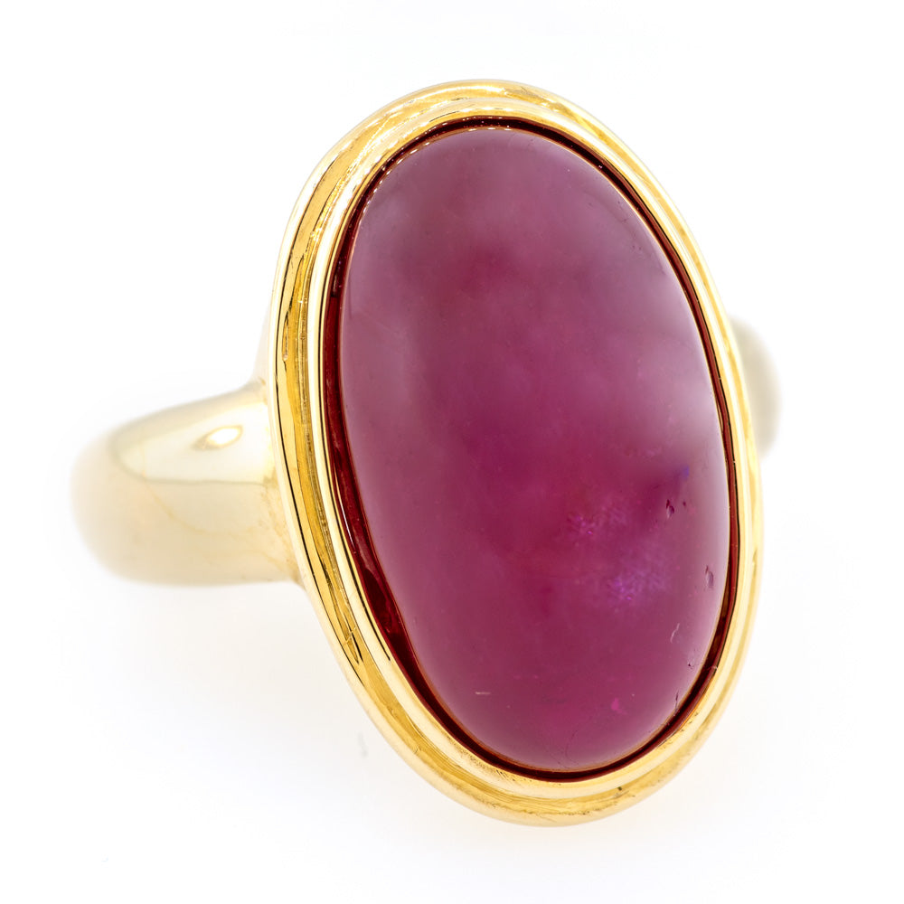 Ruby Cabochon Ring
