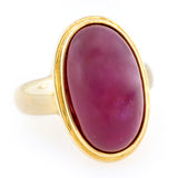 Ruby Cabochon Ring