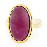 Ruby Cabochon Ring