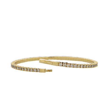 14KY Diamond Bangle Bracelet